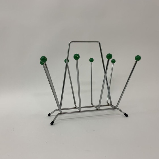 Image 1 of Vintage atomic Sputnik space age magazine rack, 1970