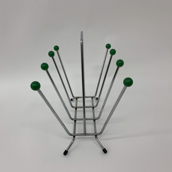 Image 1 of Vintage atomic Sputnik space age magazine rack, 1970