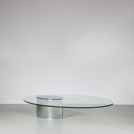 Cini Boeri "Lunario" Coffee Table for Gavina, Italy 1970