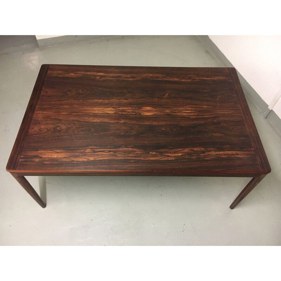 Image 1 of Vintage coffee table in Rio rosewood by Ole Wanscher, Denmark 1960