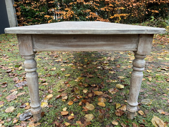 Image 1 of Large Oak Wooden Dining (Monastery) Table