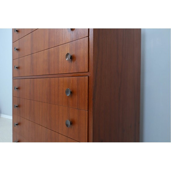 Image 1 of Mid century chest of drawers in teak, 1950s