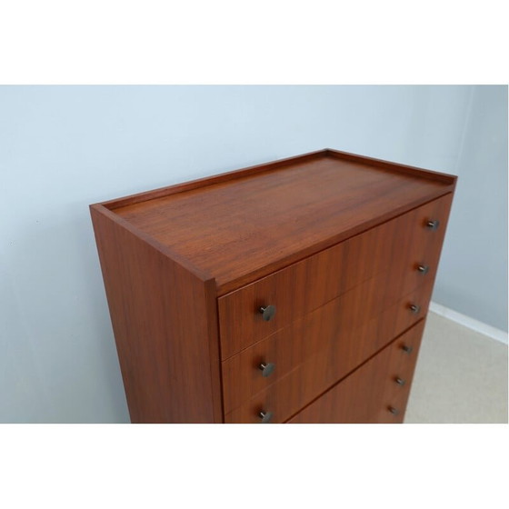 Image 1 of Mid century chest of drawers in teak, 1950s