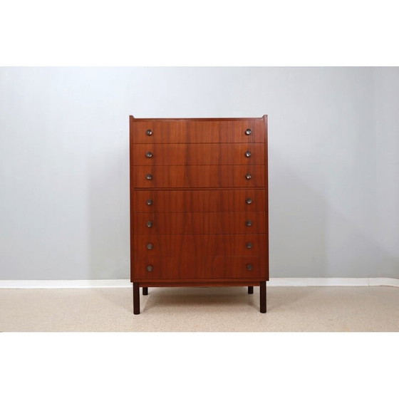 Image 1 of Mid century chest of drawers in teak, 1950s