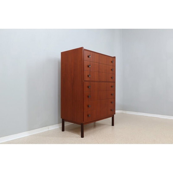 Image 1 of Mid century chest of drawers in teak, 1950s