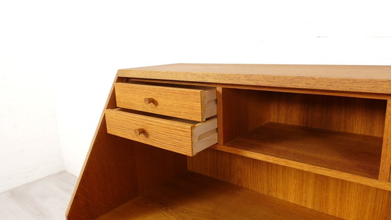 Image 1 of Vintage Secretaire | Danish Design | Oak | Vitré