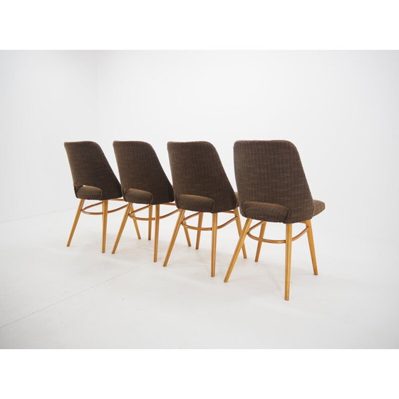Image 1 of Set of 4 vintage Dining Chairs, Ton by Oswald Haerdtl Expo 58 1950s