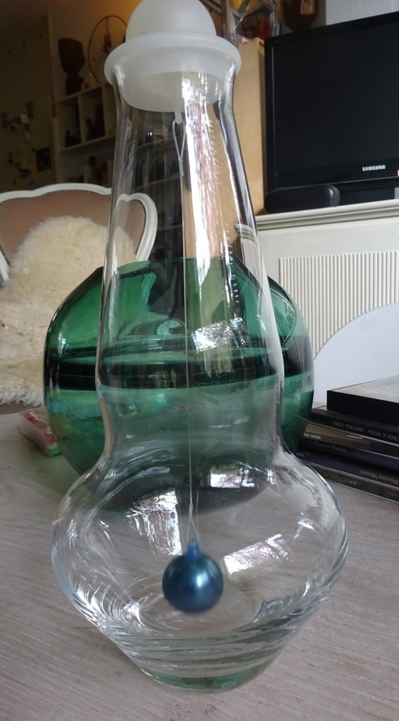 Image 1 of Menu Denmark glass decanter with ball