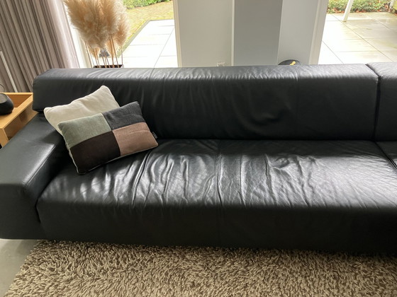 Image 1 of Linteloo Leather Chaise Longe Sofa