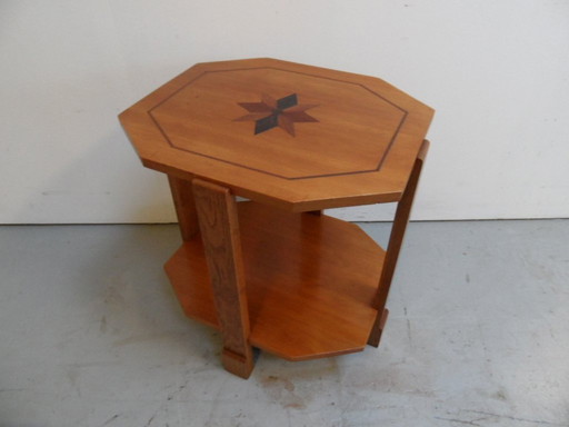 Art Deco Cherry Side Table