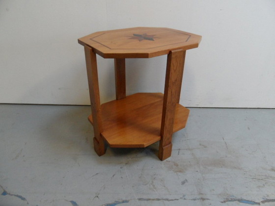 Image 1 of Art Deco Cherry Side Table