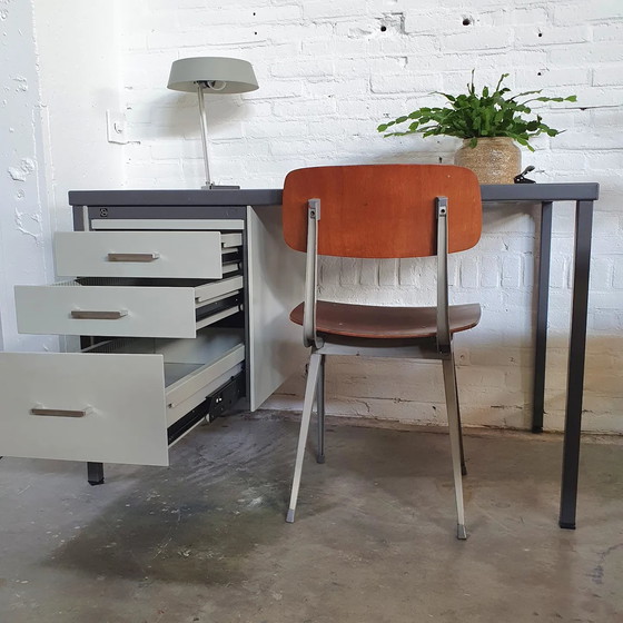 Image 1 of Gispen Vintage Desk Industrial Desk
