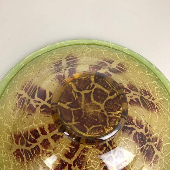 Image 1 of Vintage german glass bowl in  Bauhaus Art Deco by Karl Wiedmann for WMF Ikora, 1930 