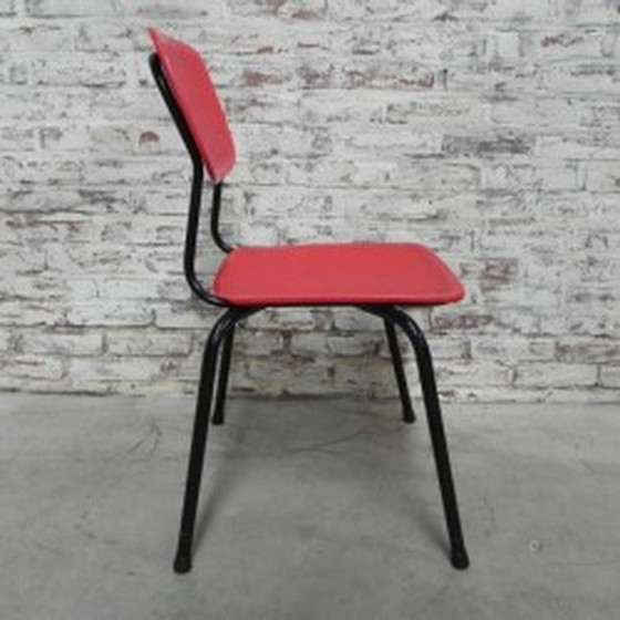 Image 1 of Vintage chair in red or gray