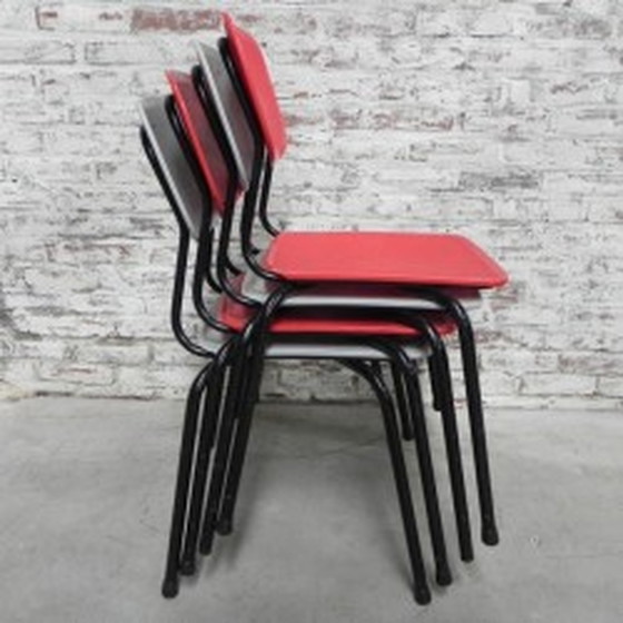 Image 1 of Vintage chair in red or gray