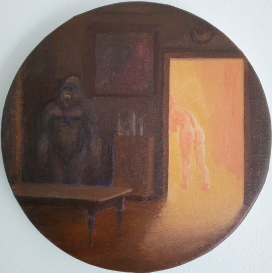 Image 1 of Zikel - H.T. Nude In Dark Interior