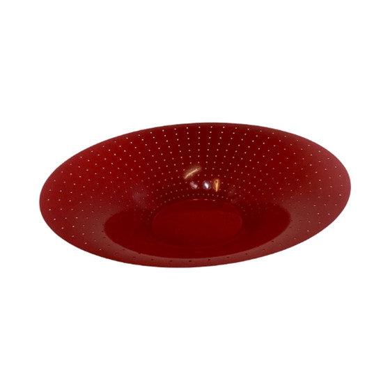 Image 1 of Alessi - Francesca Amfitheatrof - Red perforated fruit bowl - 2000