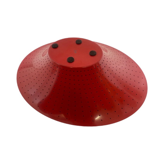 Image 1 of Alessi - Francesca Amfitheatrof - Coupe à fruits rouge perforée - 2000