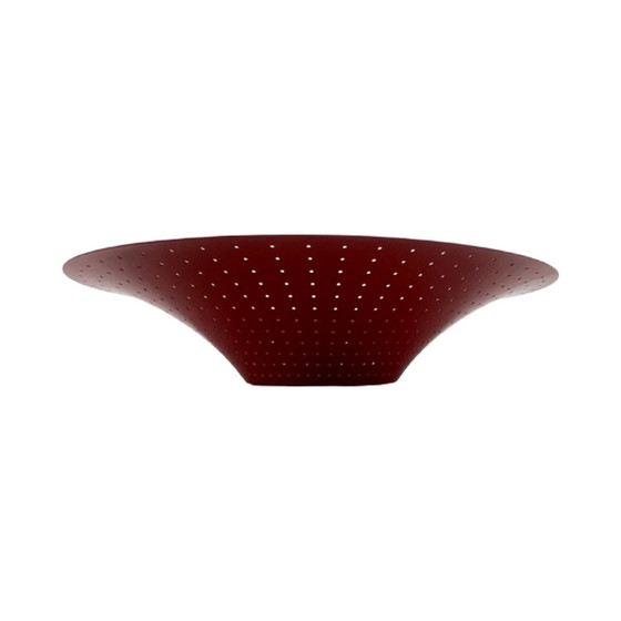 Image 1 of Alessi - Francesca Amfitheatrof - Coupe à fruits rouge perforée - 2000