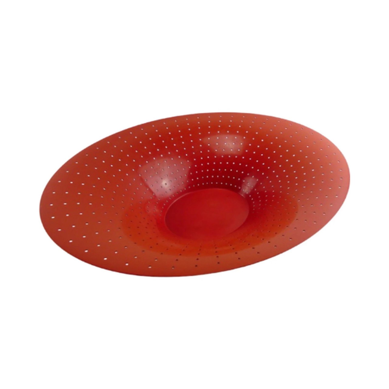 Alessi - Francesca Amfitheatrof - Red perforated fruit bowl - 2000
