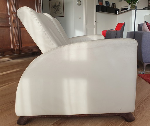 Stress Less Leather 2 Seater Bench