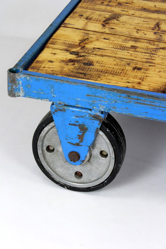 Image 1 of Industrial Coffee Table Cart, 1950S