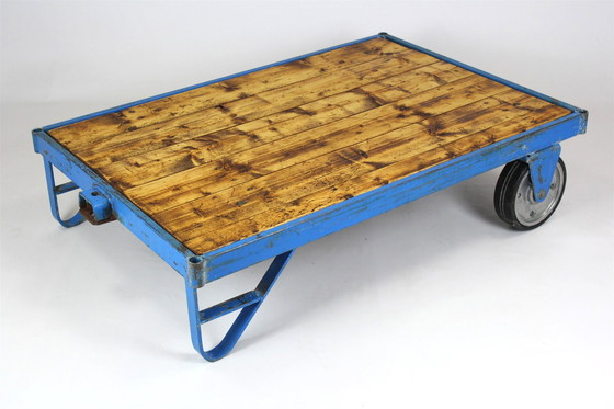 Image 1 of Industrial Coffee Table Cart, 1950S