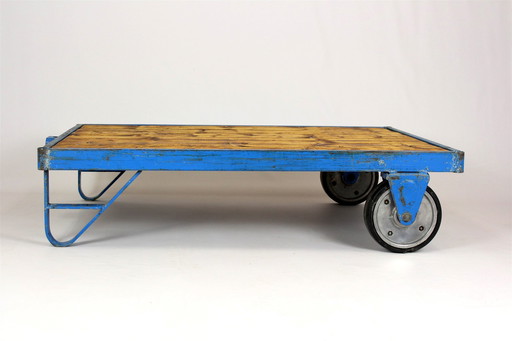 Industrial Coffee Table Cart, 1950S