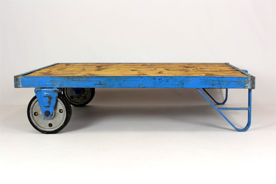 Image 1 of Industrial Coffee Table Cart, 1950S