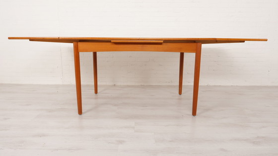 Image 1 of Table de salle à manger vintage | extensible | teck | design danois