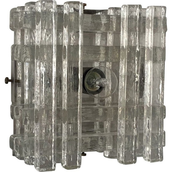 Image 1 of Vintage Murano glass wall lamp by Albano Poli for Poliarte, Italy 1970