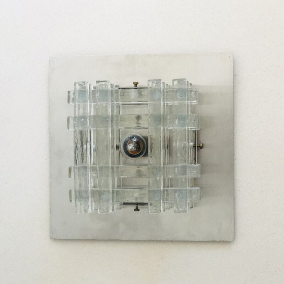 Image 1 of Vintage Murano glass wall lamp by Albano Poli for Poliarte, Italy 1970