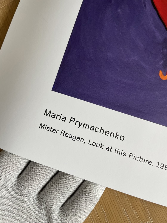 Image 1 of Maria Prymachenko (1909–1997), Mister Regan, Look At The Picture, 1986, Copyright Maria Prymachenko Family Foundation, Sweden