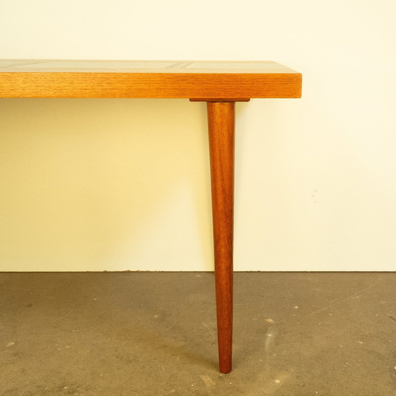 Image 1 of Coffee table, teak with mosaic, 1960s