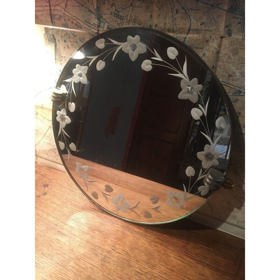 Image 1 of Specchio rotondo vintage