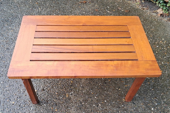 Image 1 of Barlow Tyrie Lounge Side Table Teak 75.5X48X36(H)Cm