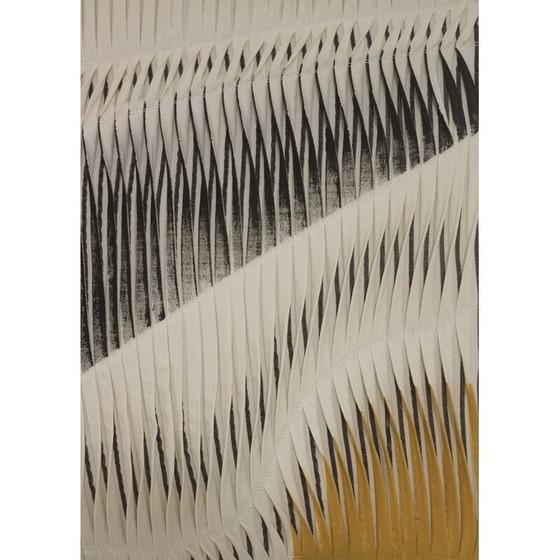 Image 1 of Vintage wave and relief effect painting