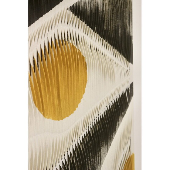 Image 1 of Vintage wave and relief effect painting