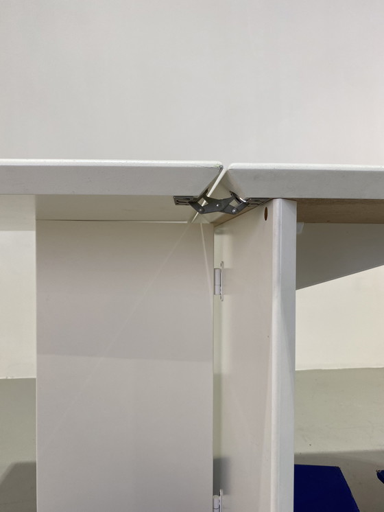 Image 1 of Post modern extendable dining table