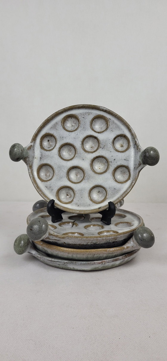 Image 1 of 4 Stoneware Snail Plates