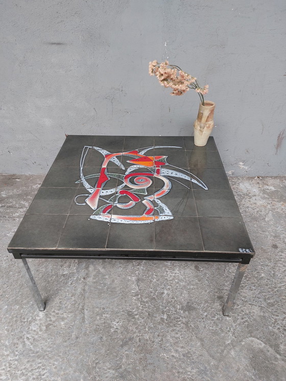 Image 1 of Mid-century ceramic Adri coffee table