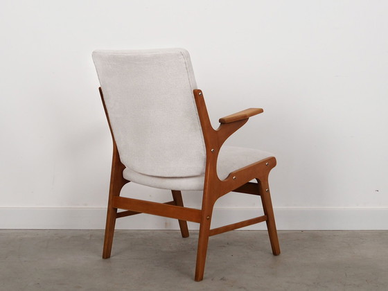 Image 1 of Beech Armchair, Scandinavian Design, 1960S, Designer: Arne Hovmand Olsen, Manufacture: A. R. Klingenberg & Son