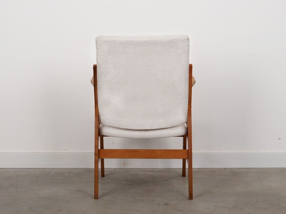 Image 1 of Beech Armchair, Scandinavian Design, 1960S, Designer: Arne Hovmand Olsen, Manufacture: A. R. Klingenberg & Son