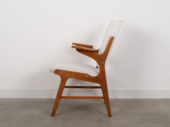 Image 1 of Beech Armchair, Scandinavian Design, 1960S, Designer: Arne Hovmand Olsen, Manufacture: A. R. Klingenberg & Son