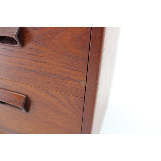 Image 1 of Cassettiera vintage in teak con cassetti per Søborg Møbelfabrik, Danimarca 1950