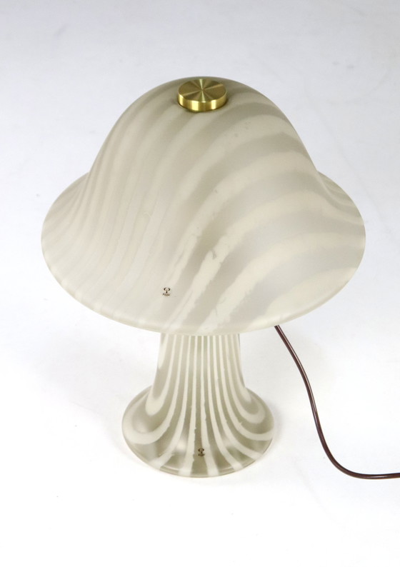 Image 1 of Peill & Putzler Xxl Table Lamp Glass Vintage