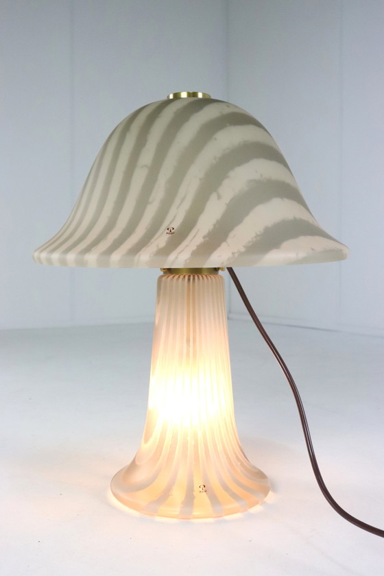 Image 1 of Peill & Putzler Xxl Table Lamp Glass Vintage