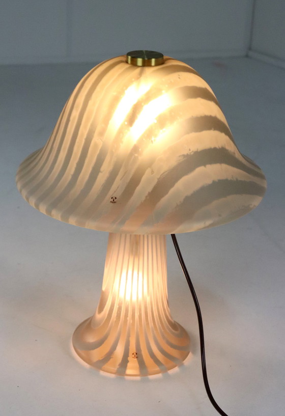 Image 1 of Peill & Putzler Xxl Table Lamp Glass Vintage