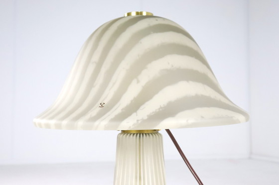 Image 1 of Peill & Putzler Xxl Table Lamp Glass Vintage