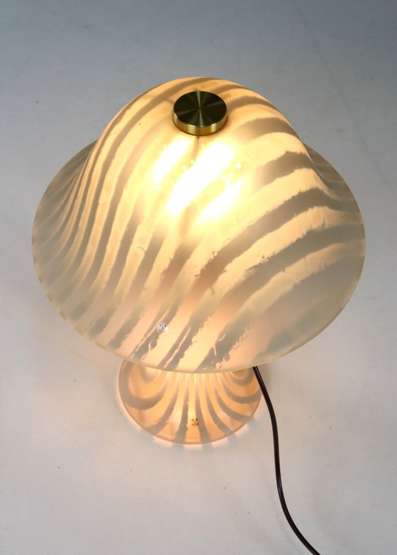 Image 1 of Peill & Putzler Xxl Table Lamp Glass Vintage